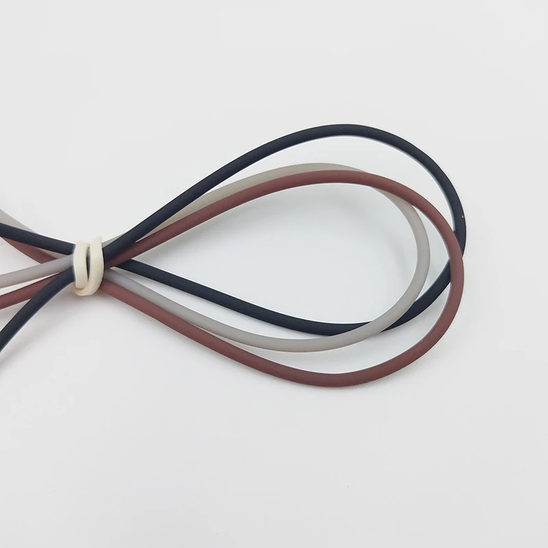 1/2Meters /LOT  4MM Colored Hollow Rubber Tube Rope, Candy-Colored Silicone Hose, DIY Jewelry Necklace Making, Bracelet Accessor - view 4