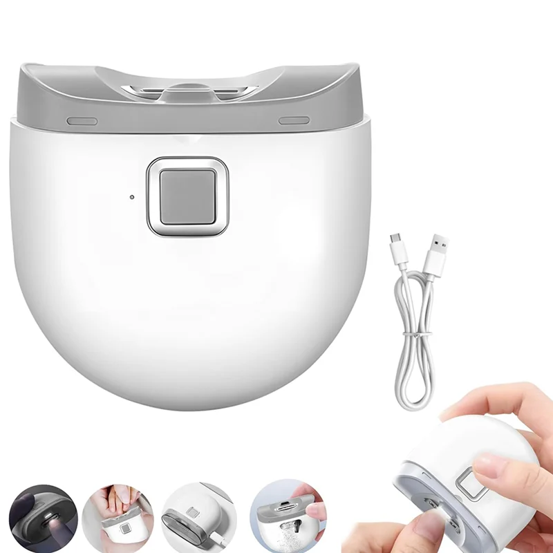 

LCLL-Portable Electric Nail Clippers, Fully Automatic Silent Nail Clippers, Mini Baby Nail Trimmer With Storage Space
