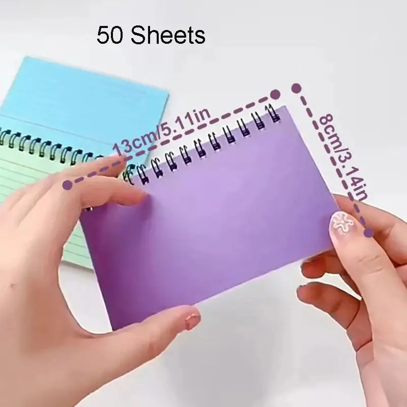 Horizontal Line Tearable Coil Notebook -Cuaderno Journal Office Supplies Diary Libretas Stationery for Business And Personal Use