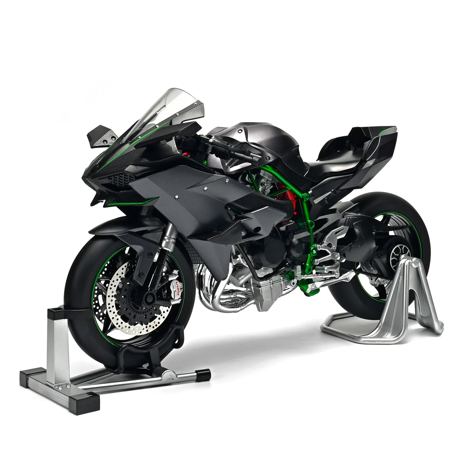 

Key Start 1:9 H2 H2R Alloy Racing Motorcycle Model Diecast Track Sports Motorcycle Model Sound and Light With Spray Kid Toy Gift