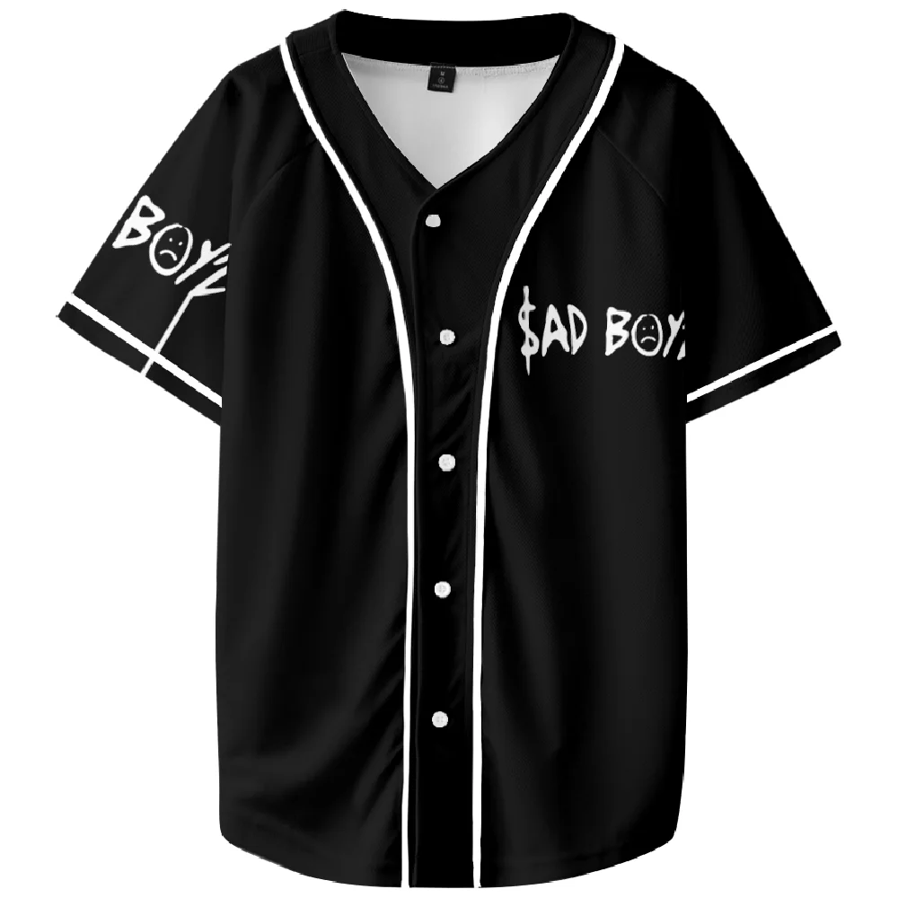 

Junior H Merch $AD Boyz Tour Baseball Short Sleeve Baseball Jersey Number Outfit Men/Woman Short Sleeve Casual Top