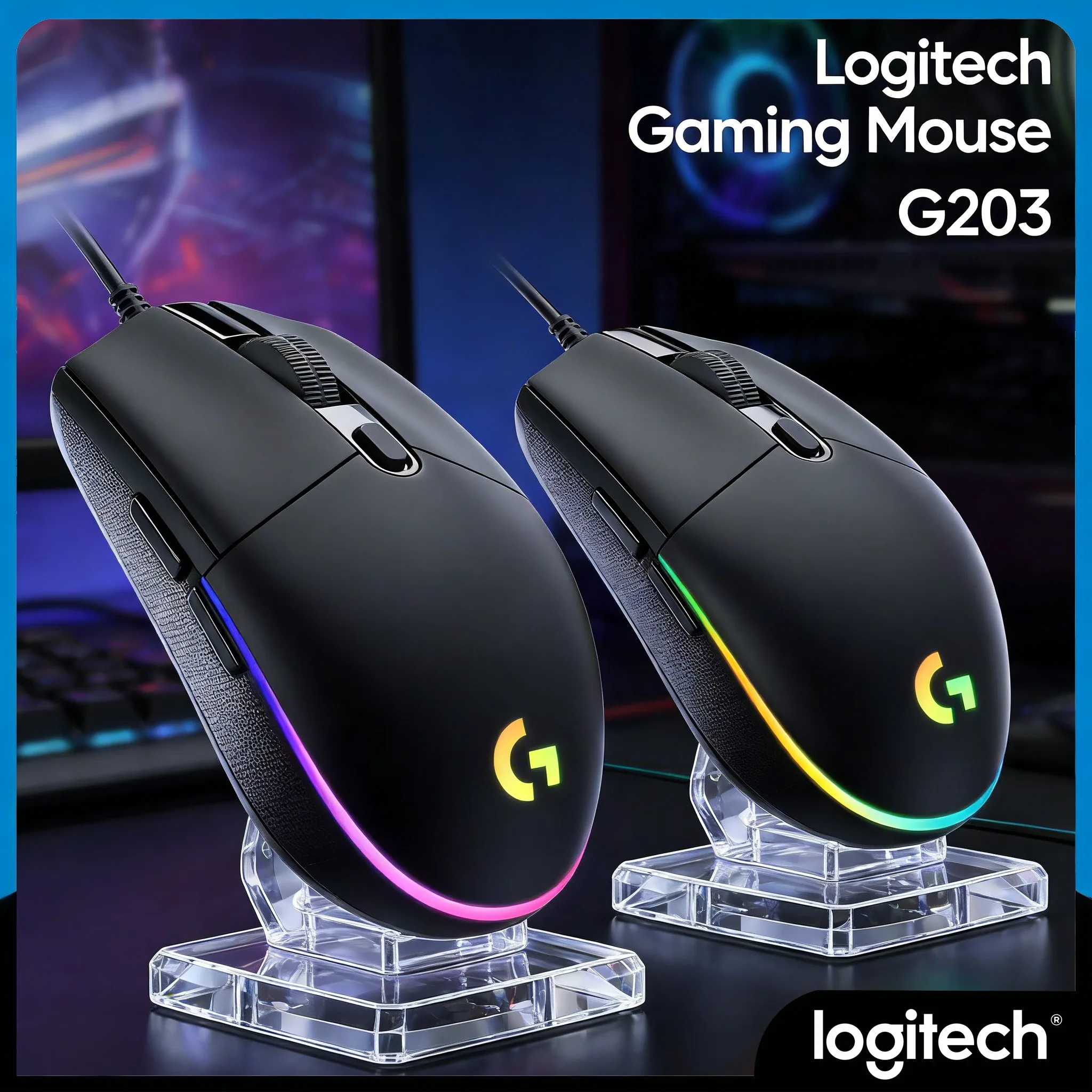 

Logitech G203: Works Seamlessly with All Your Devices