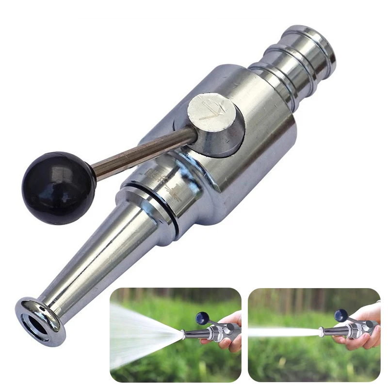 

Garden Irrigation Pressurized Water Gun Adjustable Valve Fire Hose Nozzle Farm Watering Nozzle Car Wash Water Pipe Nozzle