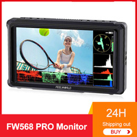 FEELWORLD FW568 PRO 6-inch 1200nit On-camera Monitor High Bright Camera DSLR Monitor 4K 60Hz Full HD Screen Lightweight Design