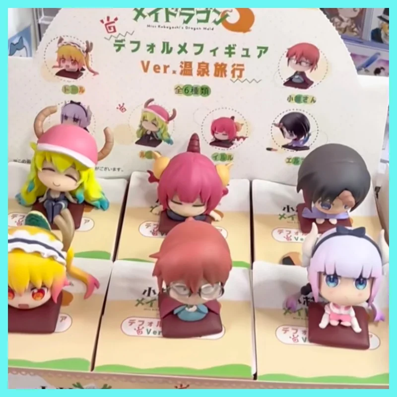 

Kobayashi'S Dragon Maid S Q Version Figure Ver. Onsen Trip Trendy Toy Desktop Decoration Ornament Toys Model Festival Gift