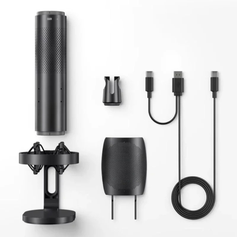 Computer microphone live streaming host professional recording, live game noise reduction, desktop condenser USB microphone