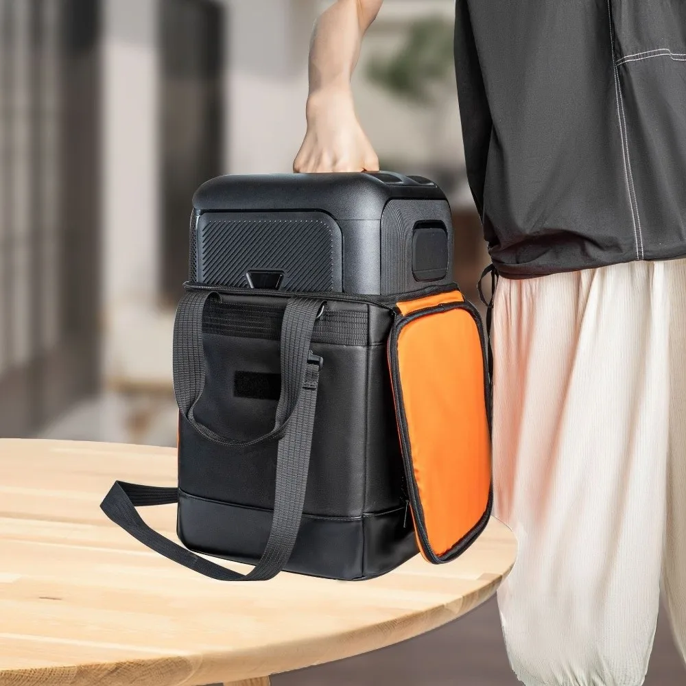 EVA Travel Carrying Case Muti-Pockets Adjustable Storage Bag Outdoor Shoulder Strap for JBL Partybox Encore 2 Essential