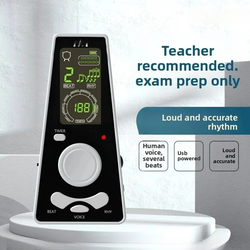 New 201  Electronic Digital Metronome Vocal Beat Rhythm Universal Piano Grade Exam Guitar Violin
