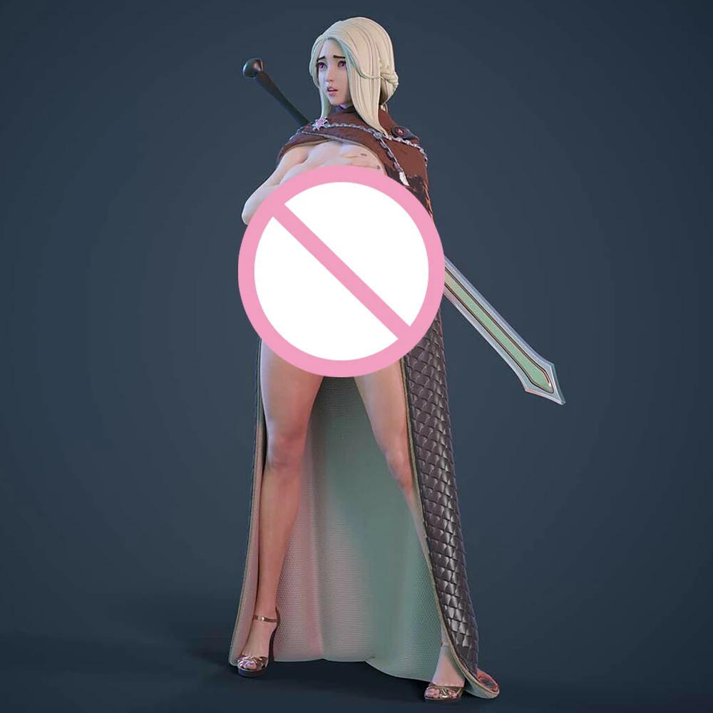 โมเดลพิมพ์ 3 มิติ นักรบหญิงสุดเซ็กซี่  ชุดประกอบโมเดลเรซิ่นยังไม่ลงสี  แบบจำลองขนาดเล็ก  ชุดประกอบโมเดล DIY  ของเล่นสำหรับผู้ใหญ่ ﻿