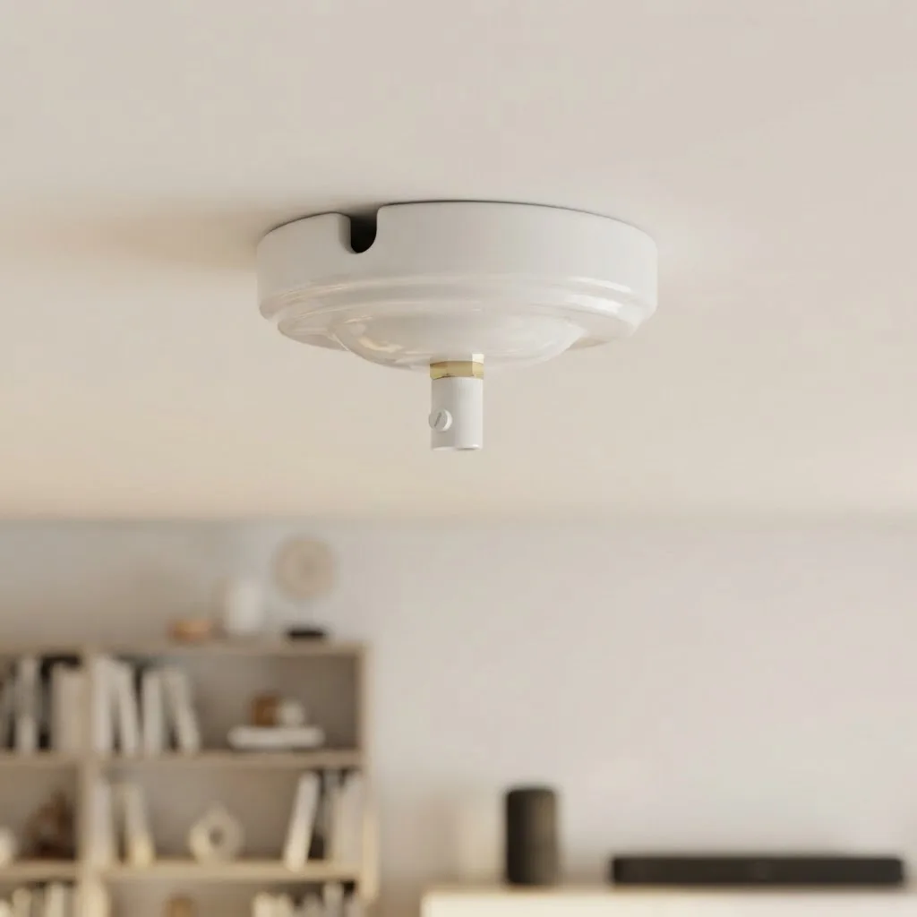 Diameter 100mm Porcelain Ceiling Canopy Vintage Ceramic Round Ceiling Canopy Ceiling Rose Wall Sconce Base Fixtures