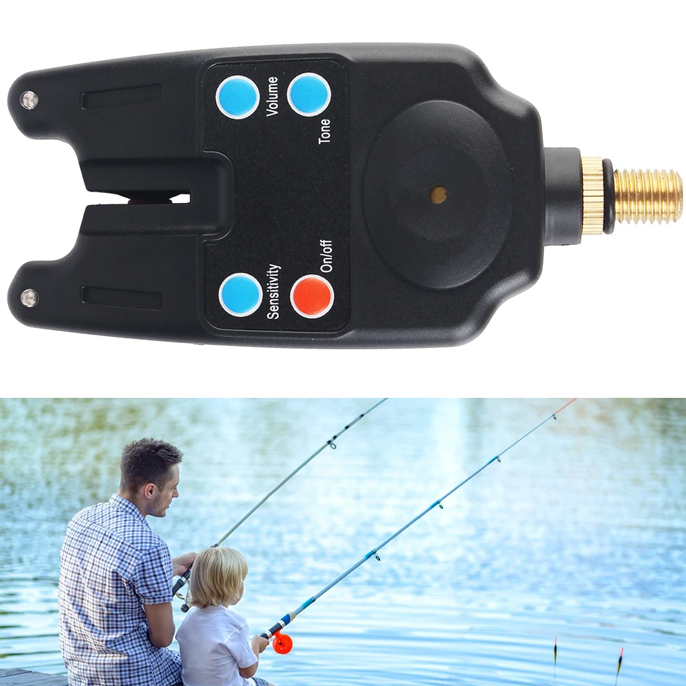 With Volume Tone Sensitivity Control Fishing Accessories Fishing Accessories LED Indicator Carp Fishing Bite Alarm JY-1