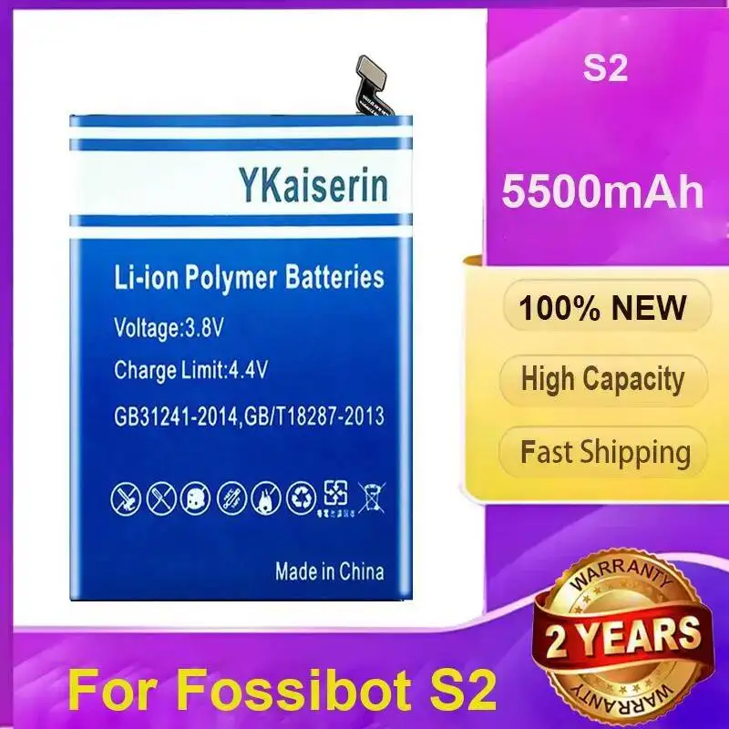 Good Low-Temperature Performance For Fossibot S2 Mobile Phone Battery 5500Mah High-Capacity