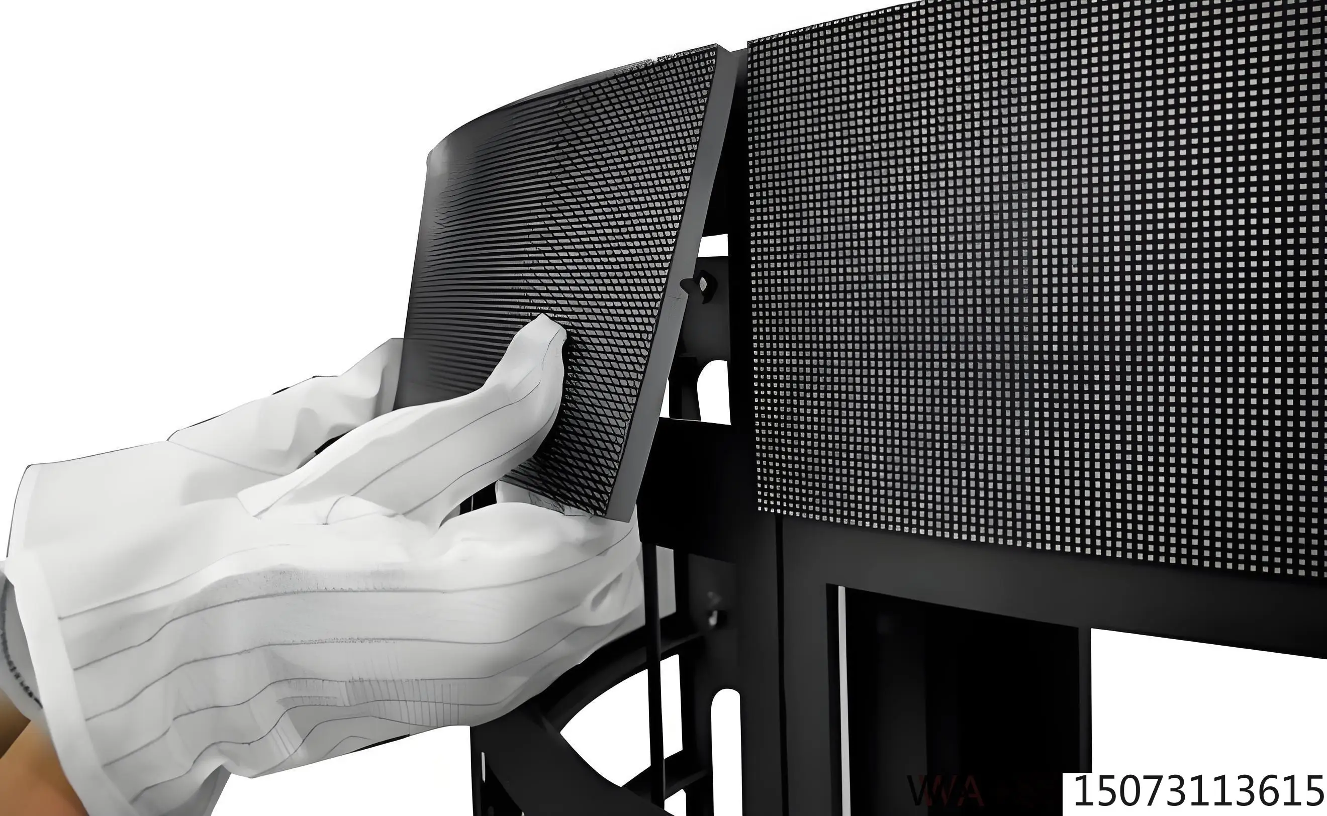 Painel LED flexível P2 interno - Tela curvada dobrável para salas de exposição e túneis