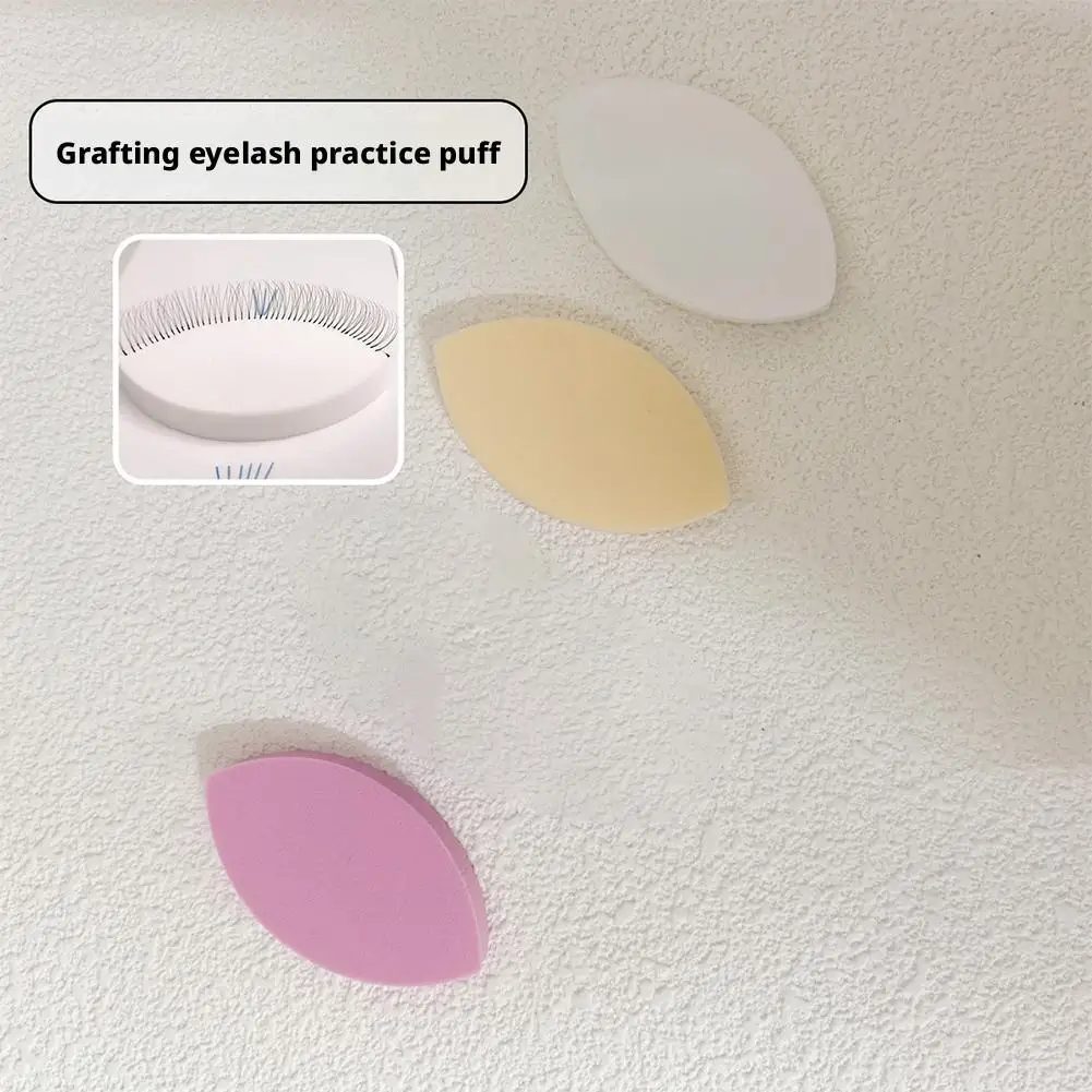 Éponge douce pour faux-cils, tampons pour la pratique du débutant, carte de cils, Extension de cils, Kit de fournitures pour débutants U4U7