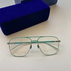 German Brand Creative Personality Steel Glasses Frame Men Screwless Prescription Eyeglasses Women Ultralight Optical Spectacle