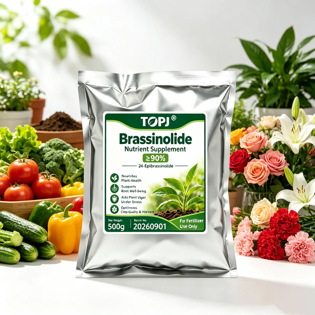 TOPJ 90% Brassinolide Horticulture Foliar Fertilizer, for Bonsai, Houseplants & Flowers, Enhance Plant Vitality & Bloom Status