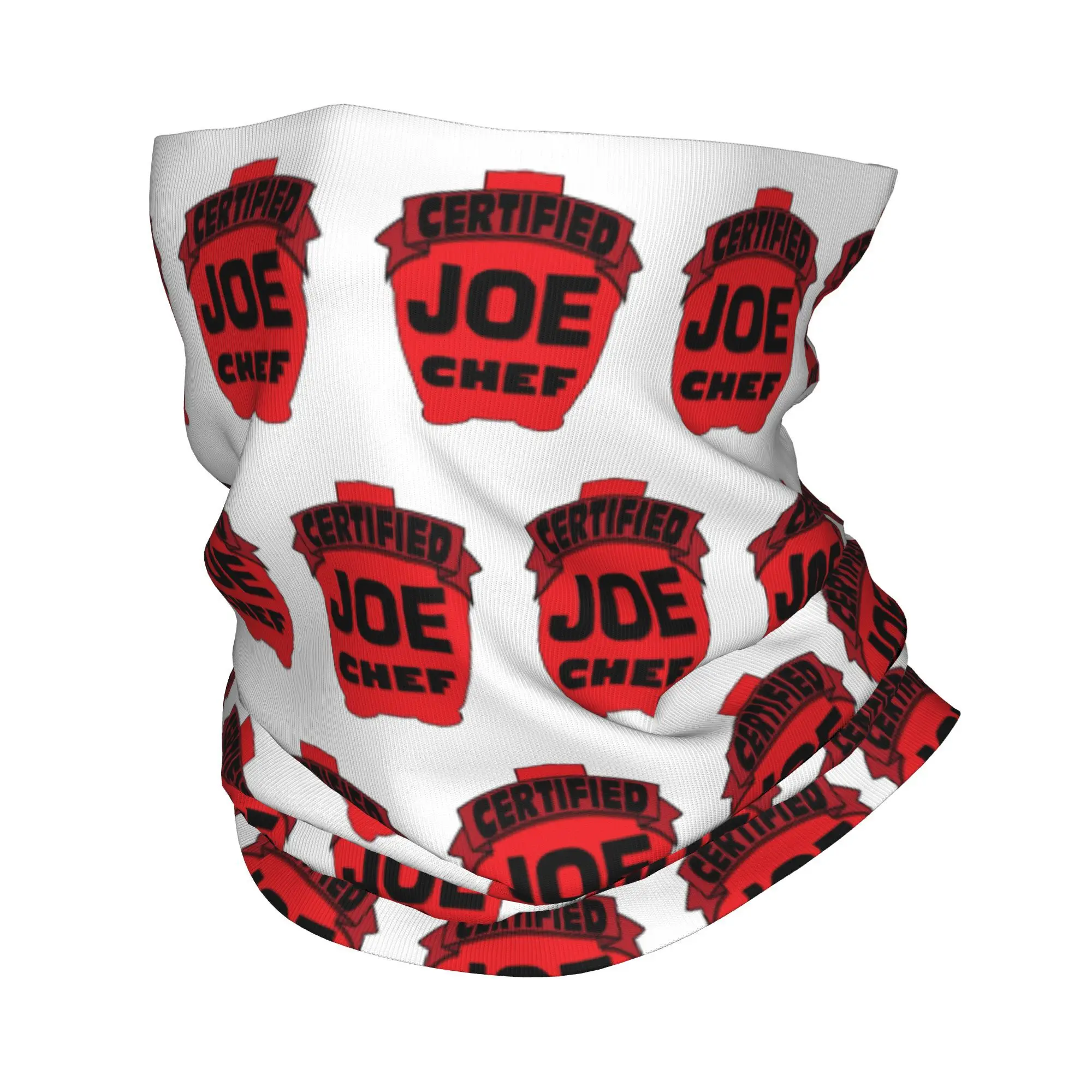 認定 JOE シェフ カマド認定 BBQ グリルマスター バンダナ ネックカバー プリント フェイススカーフ 暖かいフェイスマスク ハイキング 釣り ユニセックス