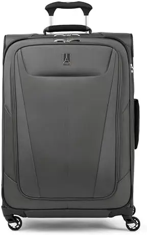 

Travero Maxlite 5 tside Expandable Lage with 4 Spinner Wheels, Lightweight Suitcase, Men and Women, Grey