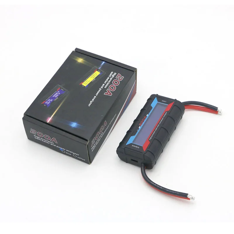 2PCS High Precision 200A Digital Watt Meter And Power Analyser Backlight LCD Volt Tester For RC Drone For RC Airplane Parts