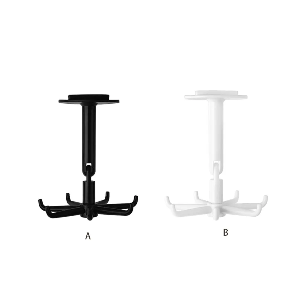 

Регулируемая вращающаяся стойка для хранения, самоклеящаяся подвесная многофункциональная Сумочка для дома, ванной, настенная дверь