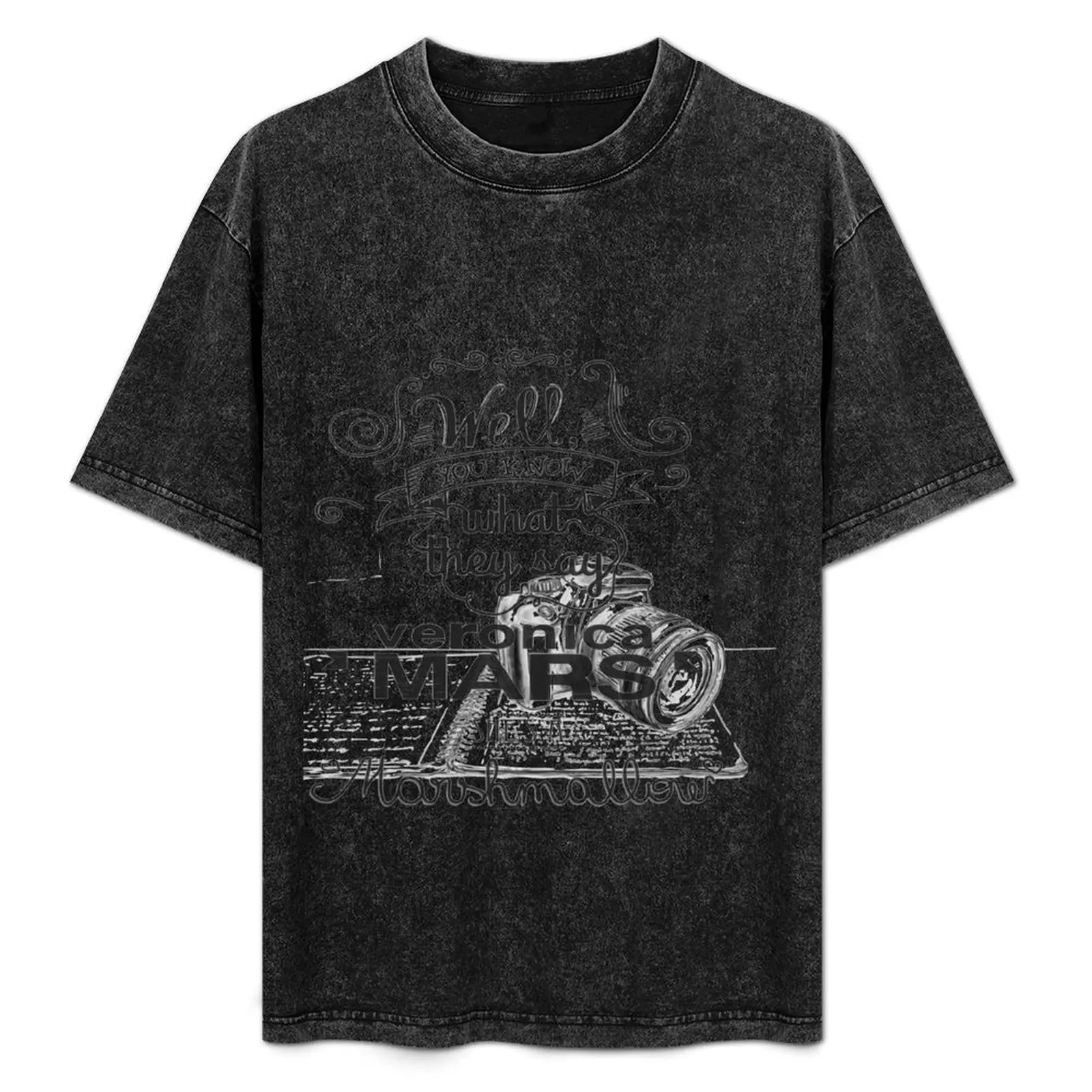 

Veronica Mars- Marshmellow T-Shirt anime t shirts oversize man t shirt designer man tshirt t shirts with prints T-Shirt