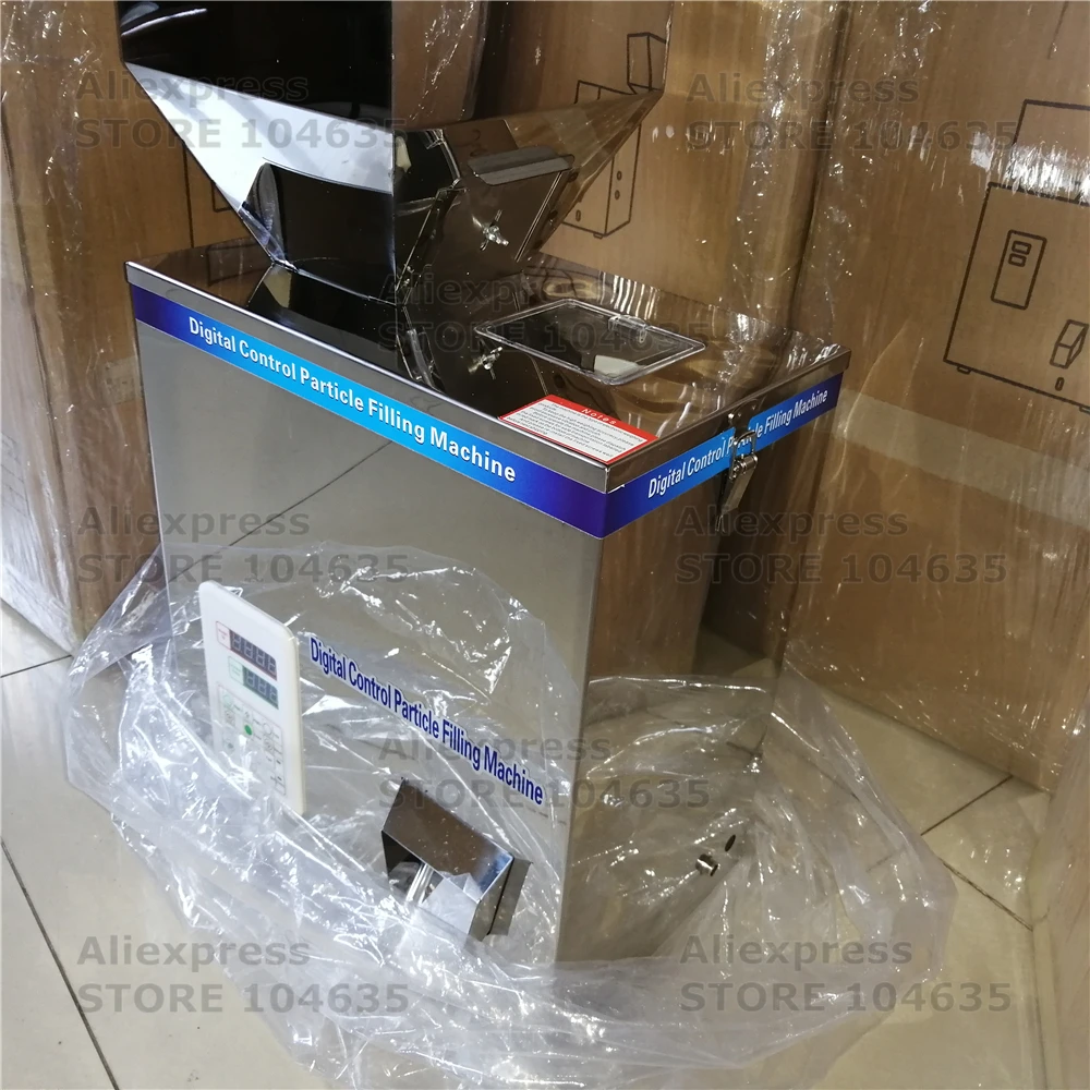 Automatic Granule Powder Spices Weighing Filling Machine 500G Measuring Flour Manual Filler Seed Sachet Tea Packaging Machine
