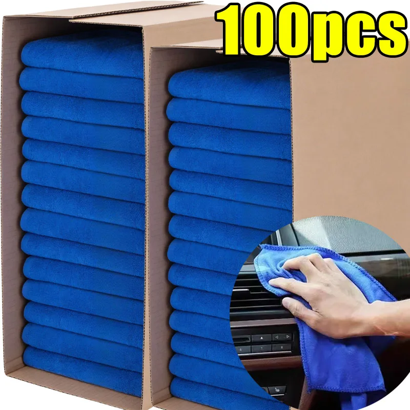 Microfiber Towels for Cars, Ultra Absorbent Car Washing Cloth, Lint Free Streak Free Cleaning Rags for Car, Kitchen, and Window