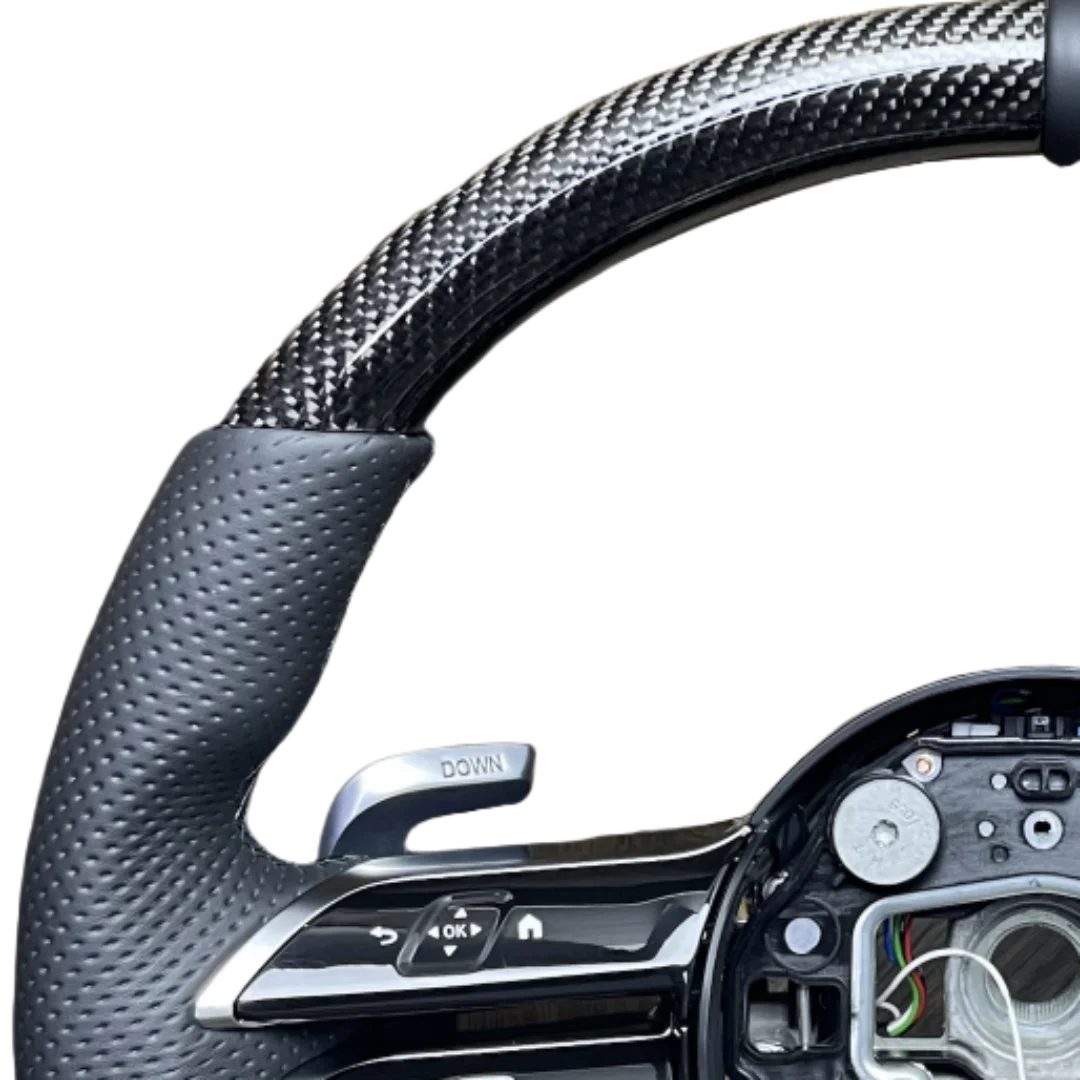 Racing Custom Steering Wheel Custom  for C Class a Class E Class Carbon Fiber Steering Wheel Assembly Upgrade