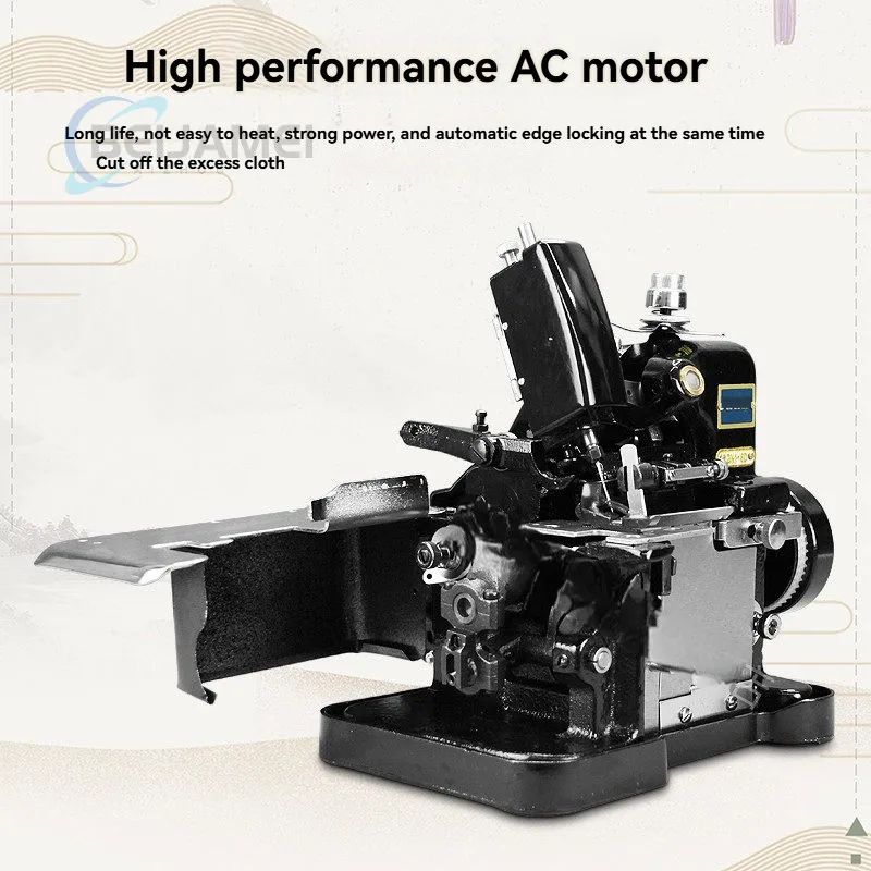 

Cheap250w household mini electric sewing machine desktop small household three thread overlock sewing machine 220v over