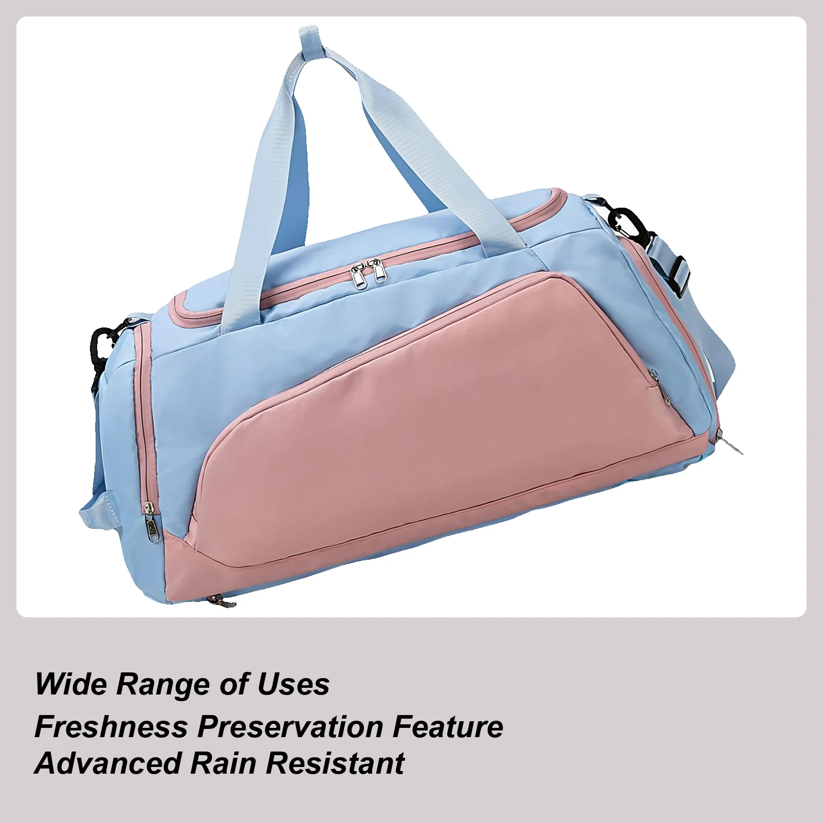 

Спортивная сумка для спортзала, сумка для баскетбольного оборудования, рюкзак для фитнеса с отделением для обуви, водонепроницаемая для деловой поездки, баскетбола, плавания