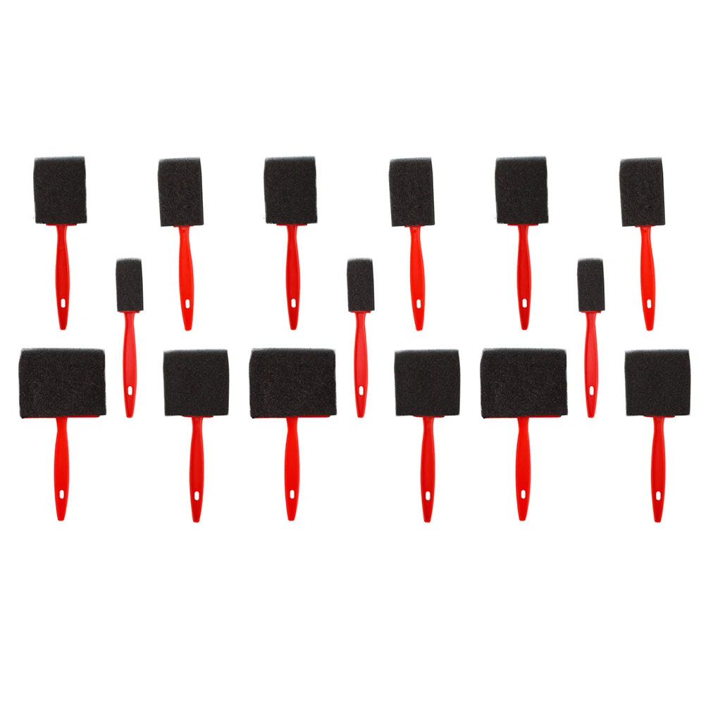 

15 Pcs Brushes Comfortable Grip Sponge Plastic Kids Art Supplies Craft Tools Watercolor Oil Kids Painting Tools Acrylic