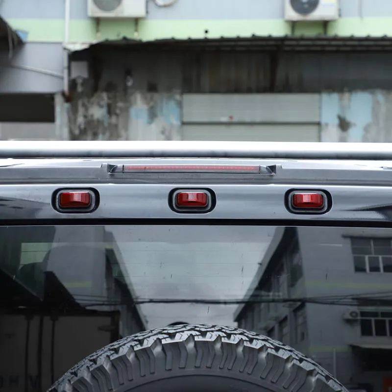 Roof Side Light Running Light Leakproof Gasket Sticker Foam Cotton Black For Hummer H2 2003-2009 Car Accessories