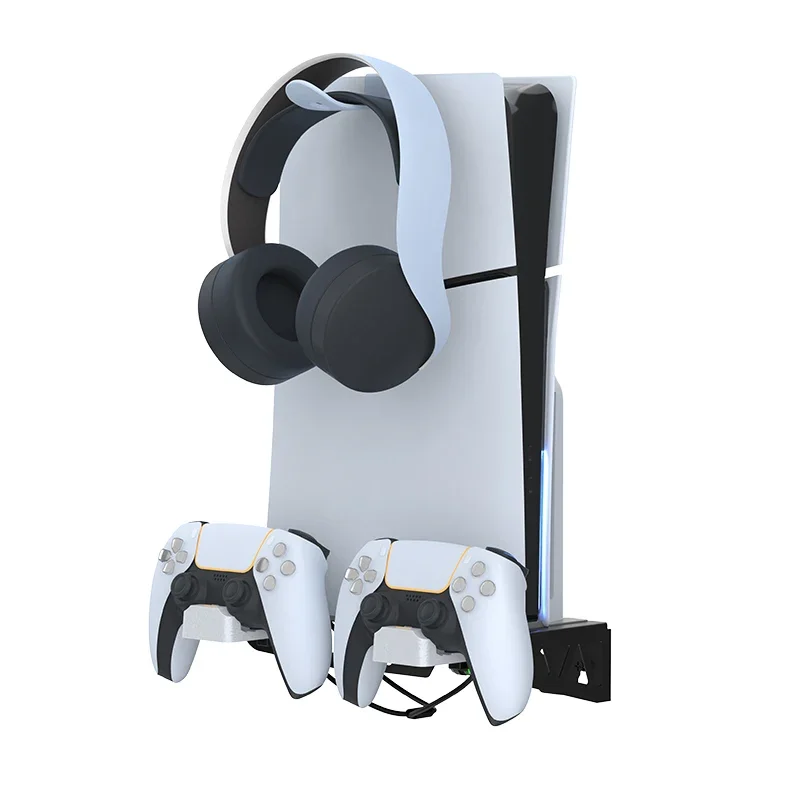 

HBP-585 For PS5 slim host console wall stand for PS5slim game bracket handle charging headphone hanger mounted headphone rack