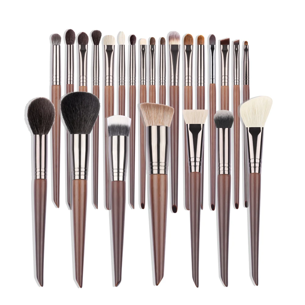 Natural Hair Professional Makeup Brush Set Cosmetic Tools Brushes Kit for Make Up Synthetic Foundation Set Concealer