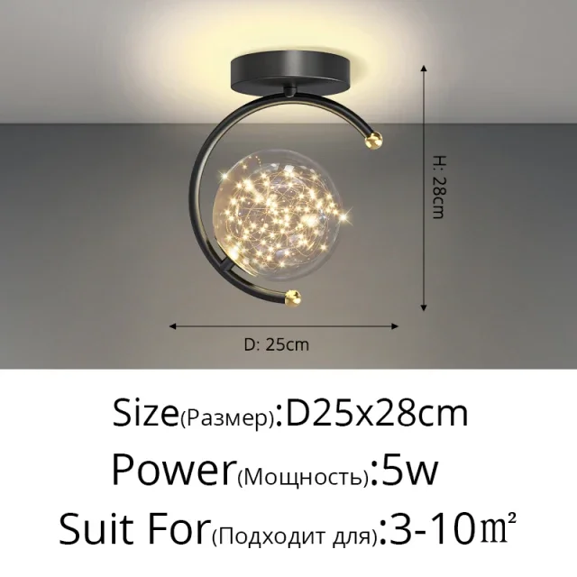 LED Ceiling Lights for Hallway, Bedroom, Dining Room, Hallway, Gallery, Dining Room, Cafe, Office, Interior Lighting image 3