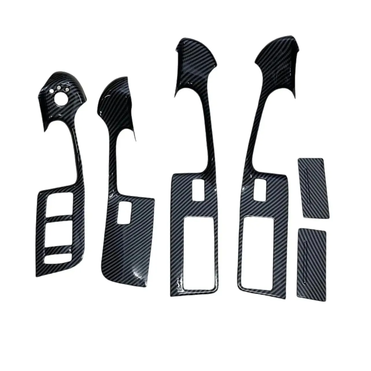 

Imitation Carbon Fiber Overlays Interior Trim for LHD Audi A6 C6 Model 2005 2006 2007 2008 2009 2010 2011 On Gears, Dash, Doors