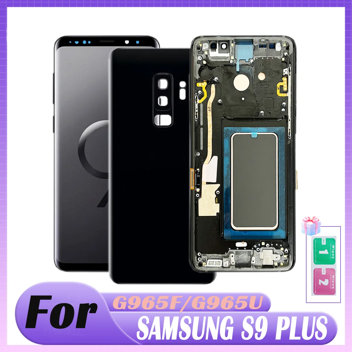 

100% Super OLED S9Plus Lcd For SAMSUNG Galaxy S9 PLUS G965F G965 Display Touch Screen Digitizer Assembly for S9+ G965U LCD