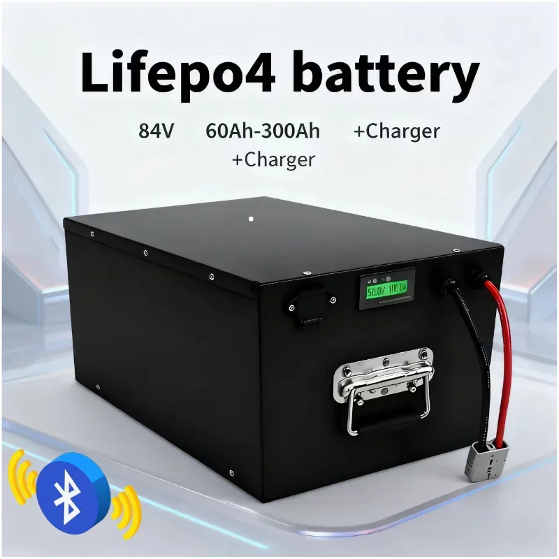 

84V Lifepo4 Lithium Battery 60Ah-300Ah with BMS | Long Cycle Life Fast Charging for EV Motorcycle/Sightseeing Car | 8KW 12K High