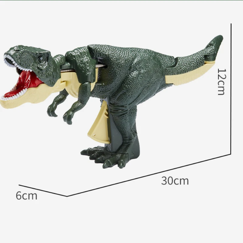 Speelgoedspeelgoed Tyrannosaurus Rex Voor Kinderen Draaiende En Swingende Lente Mechanische Interactie