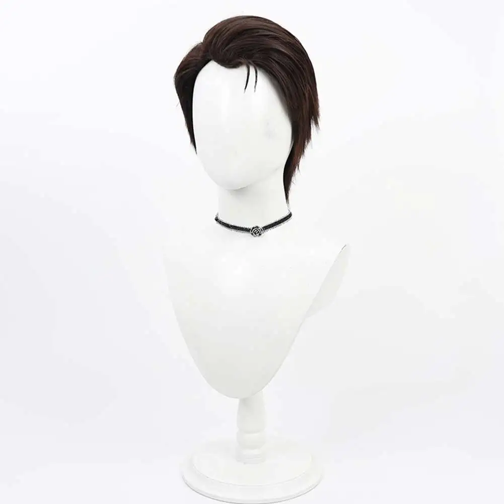 Perruque Cosplay Arcane Vi Silence pour Homme et Femme, Cheveux Synthétiques, Accessoires de Costume, Déguisement Lol, Degré, Halloween, Carnaval, Adulte