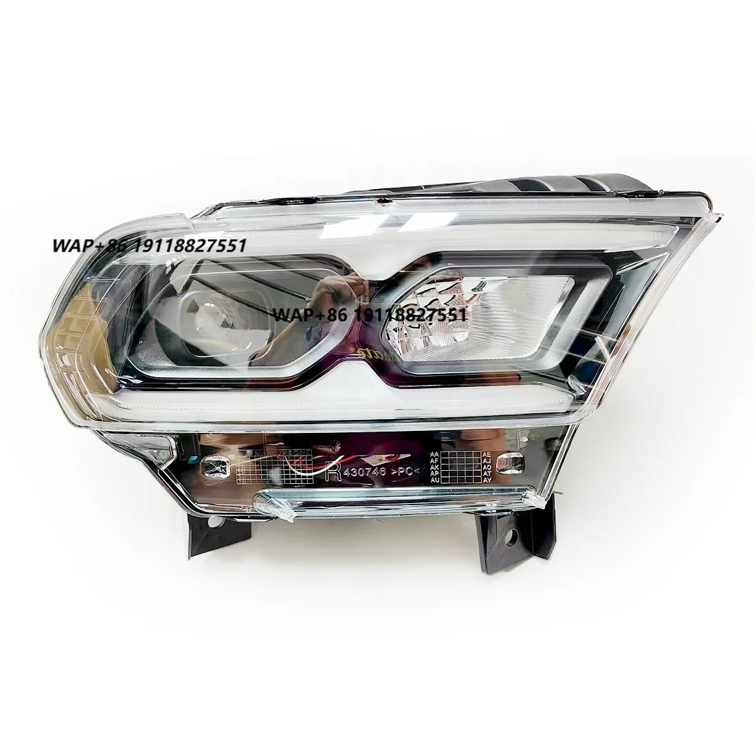 Custom 68433782AE 12V New Right Side Headlight Assembly for Durango 2021-2024