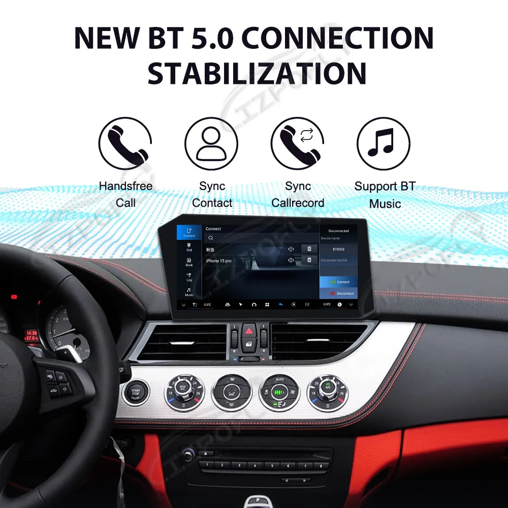Carplay Android 14 For BMW Z4 2009-2018 Car Multimedia Player GPS Navigation Car Radio Auto Stereo Headunit Satnav Media