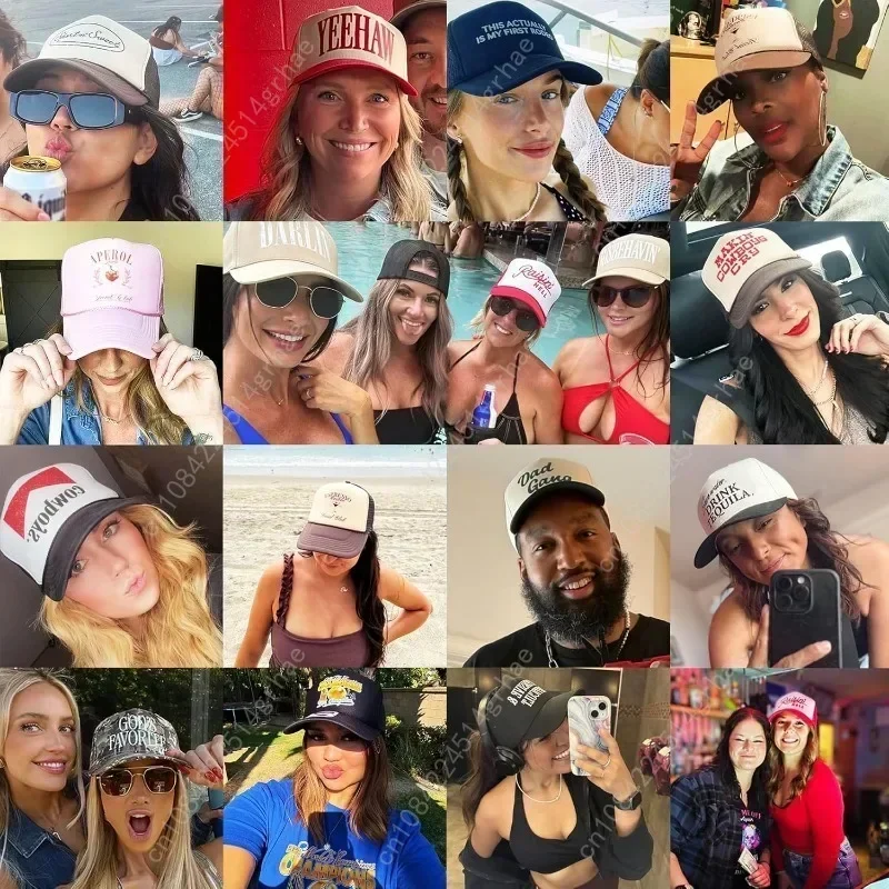 Caddie Collegiate Vintage Trucker Hat | Premium Adjustable Snapback Baseball Hat for Men & Women