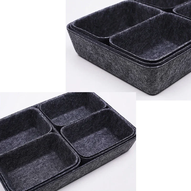 Sundries Makeup Storage Box Office Stationery Drawer Organizer Desktop Snacks Food Container Tool ,7Pcs/Set