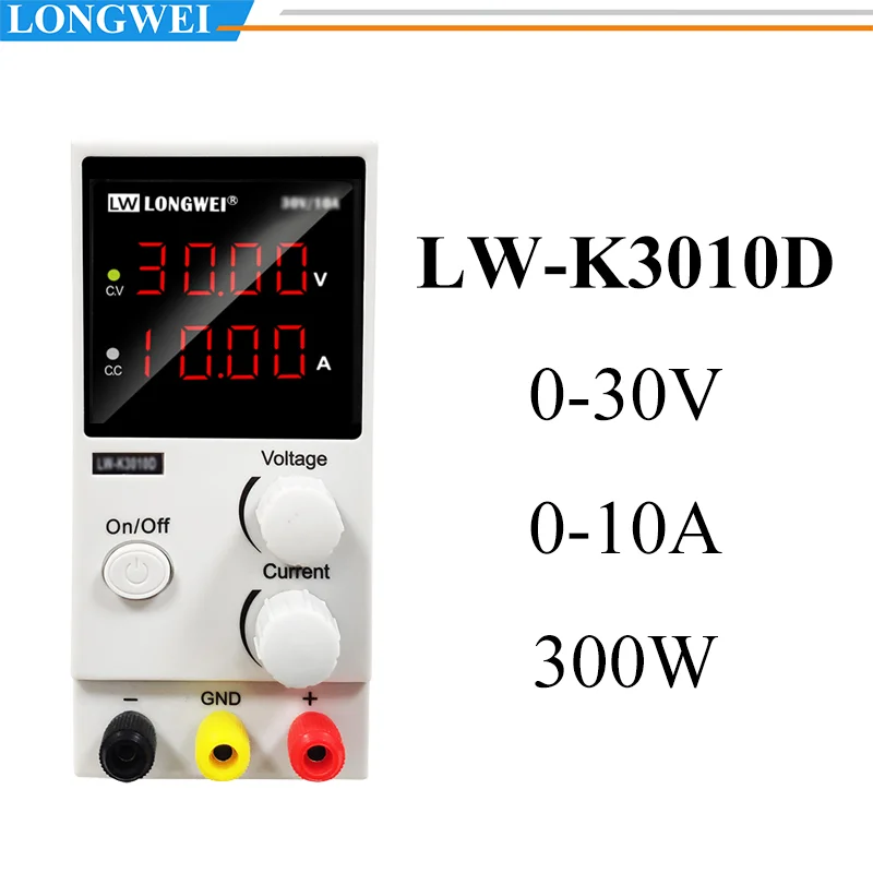 Longwei-調整可能なDC電源LW-K3010D,実験室用電源30v 10a,作業台,安定