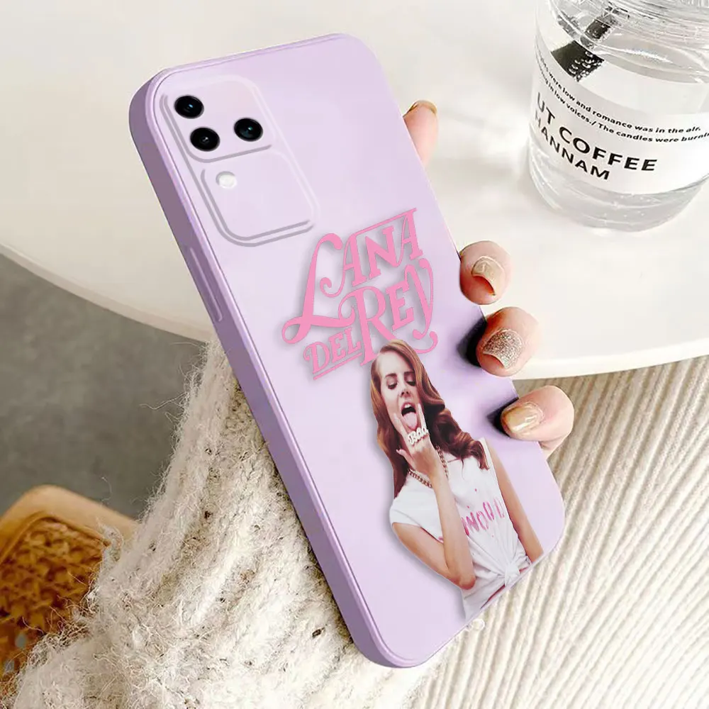 Hot Singer Lana Del Rey Cover Phone Case For VIVO S1 S16 V15 V17 V20 V20ES V21 V23E V25 V27 V27E V29 V29E V30 V30E PRO PV23 5G