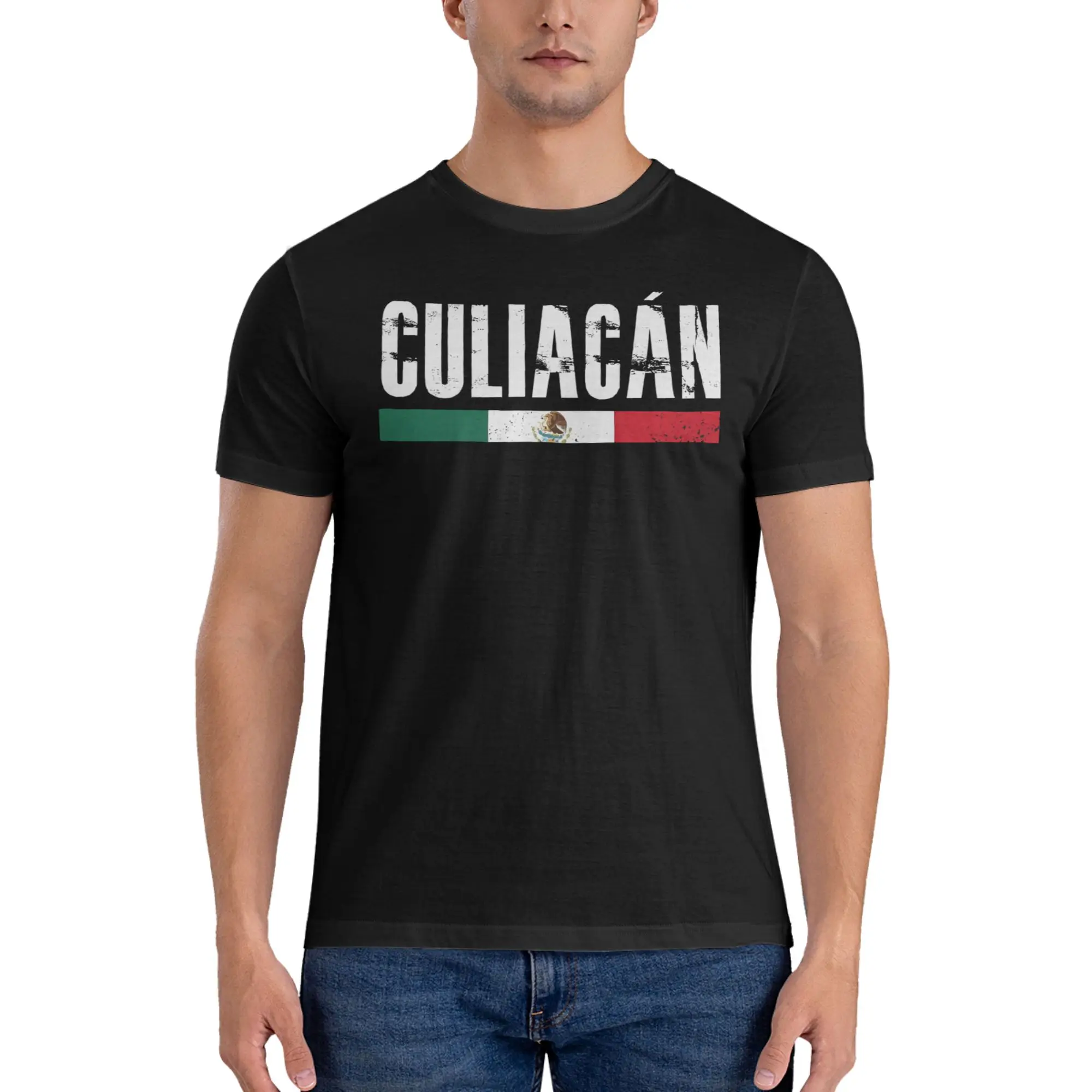 Camiseta Deportiva al por Mayor con la Bandera de Culiacán, Sinaloa, México, Estilo Dulce y Femenino, con Costuras Invisibles