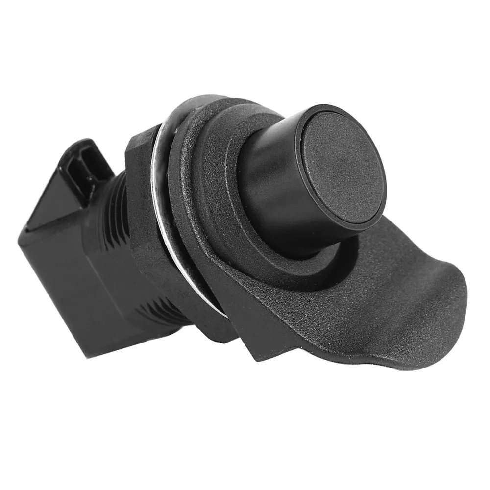 Easy Installation Marine Latch Boat Door Latch Black Push Button Latch Versatile Glove Box Lock Glove Box Latch
