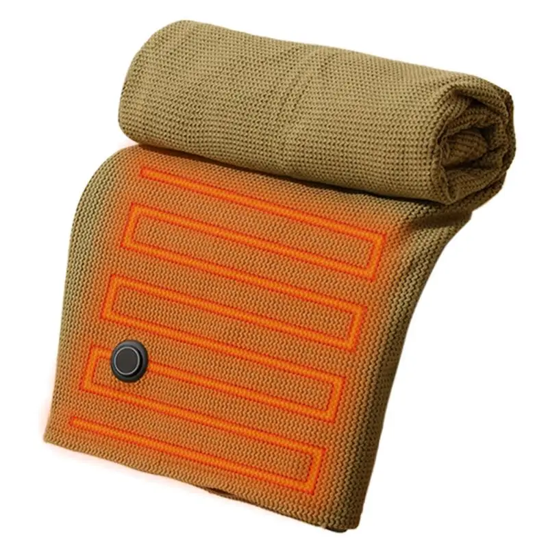 

Heating Throw Blanket 59.06x27.56 Inches USB-Powered electric heated blanket Portable Heated Blanket Shawl
