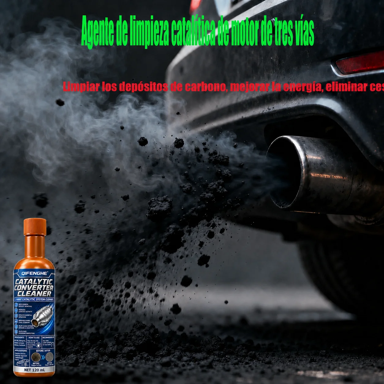 Catalytic Converter Fuel System Cleaner 350ml Removes Carbon Deposits Restores Acceleration Easy Cleaning New Arrival
